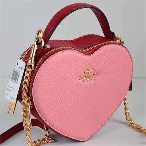 coach heart purse.